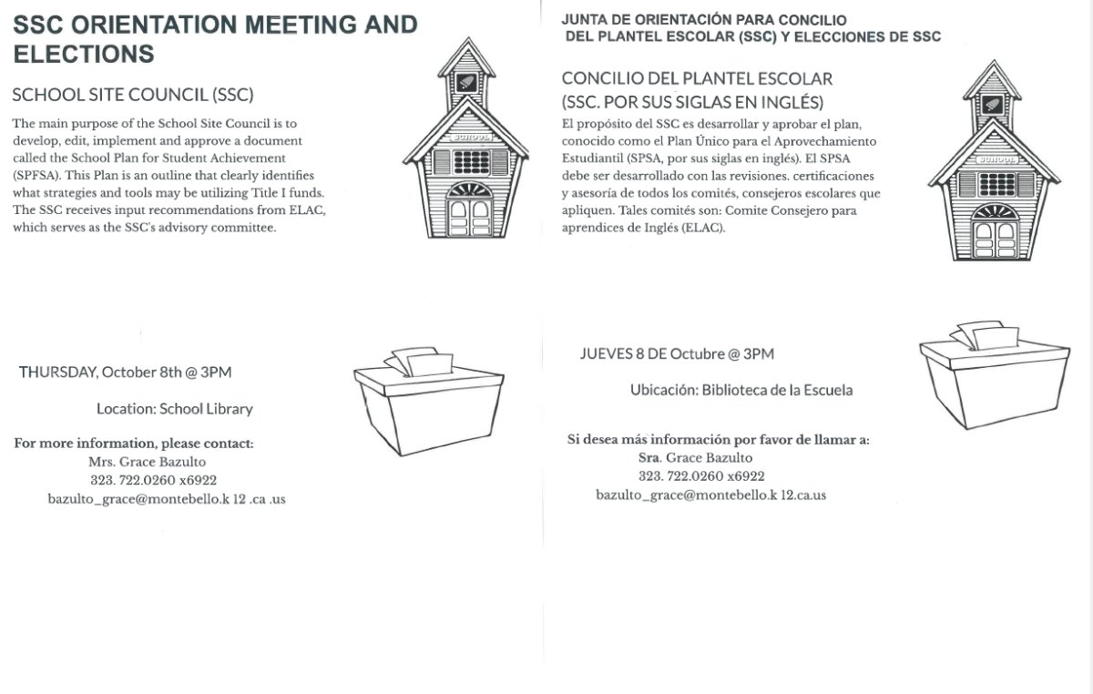 School site council meeting